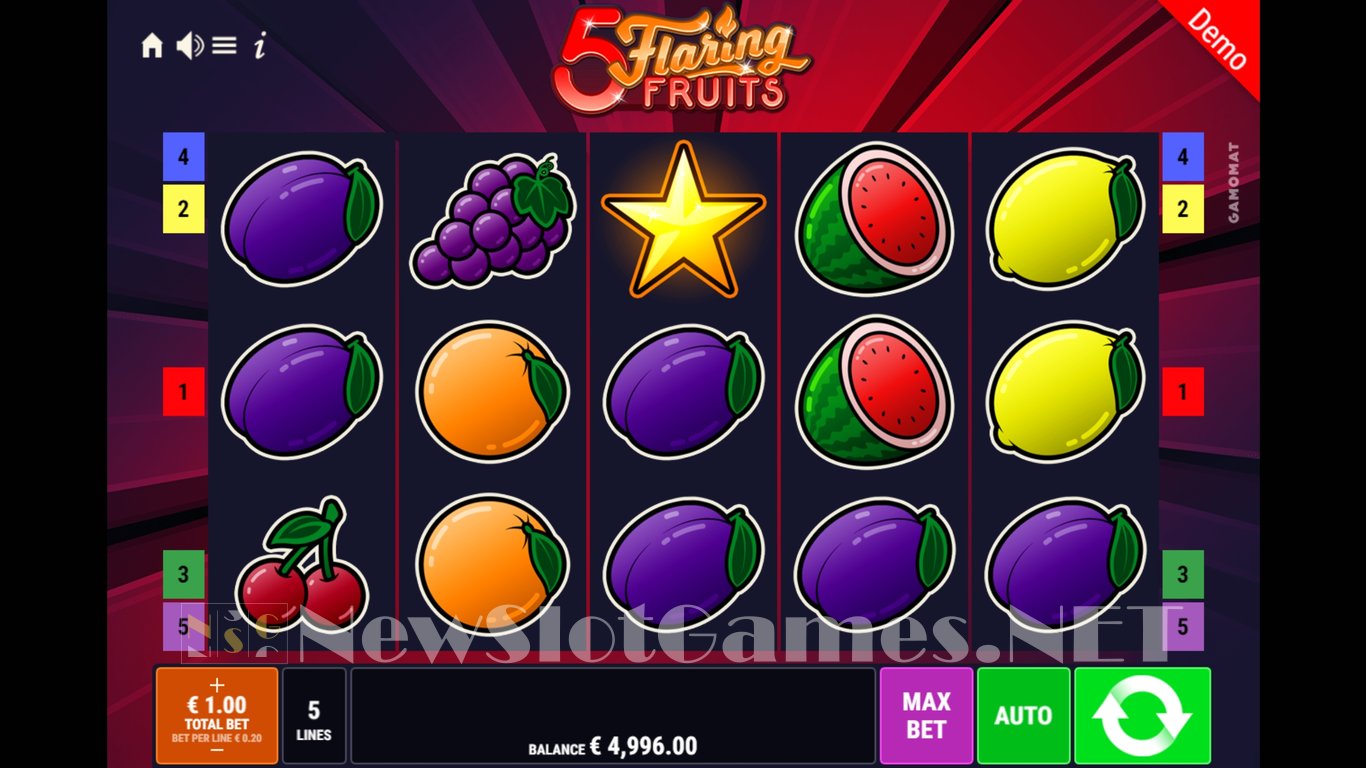 5 Flaring Fruits Slot Slot Image in Demo - pic. 2