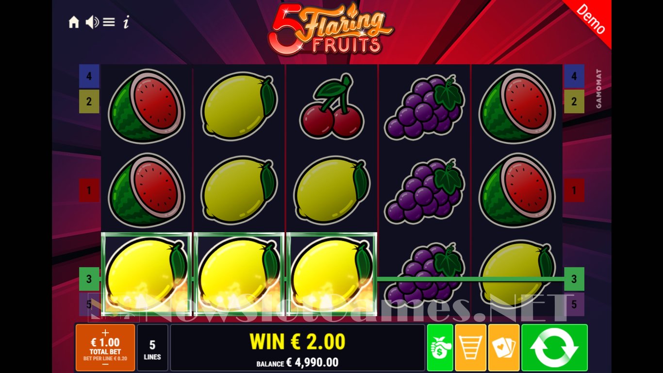 5 Flaring Fruits Slot Slot Image in Demo - pic. 3