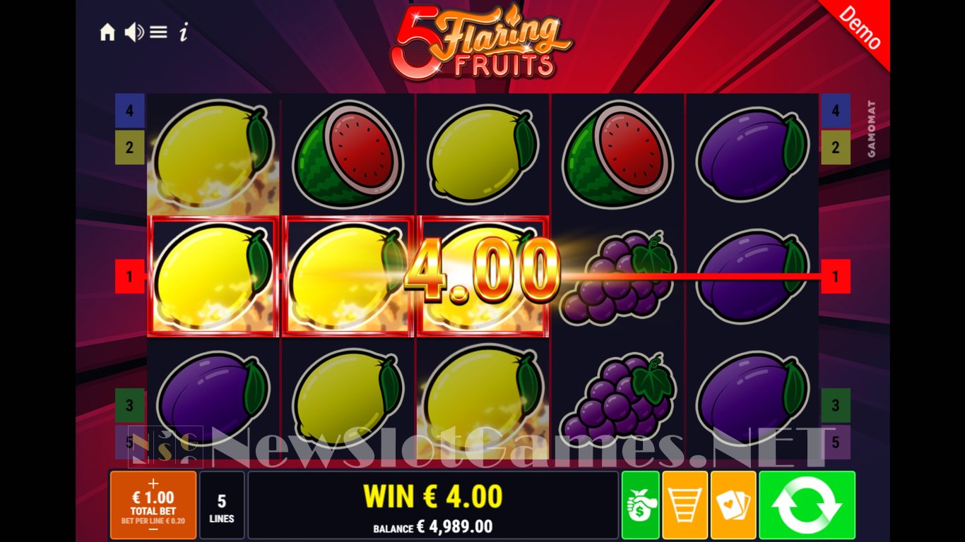 5 Flaring Fruits Slot Slot Image in Demo - pic. 8