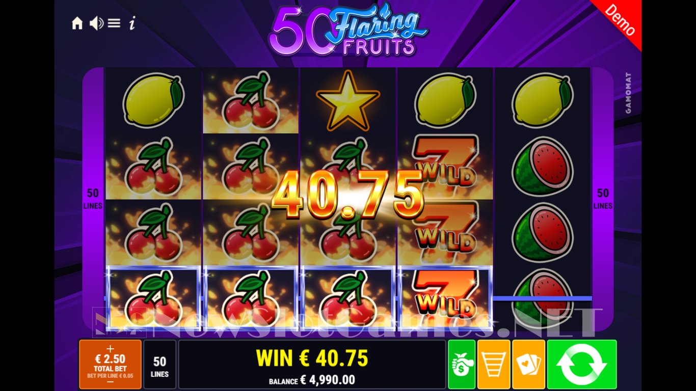 50 Flaring Fruits Slot Slot Image in Demo - pic. 2