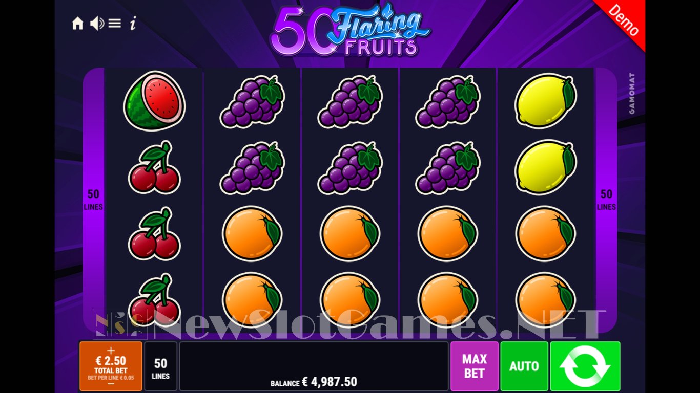 50 Flaring Fruits Slot Slot Image in Demo - pic. 3