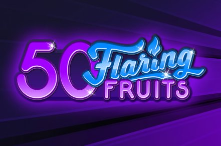 50 Flaring Fruits Slot Logo