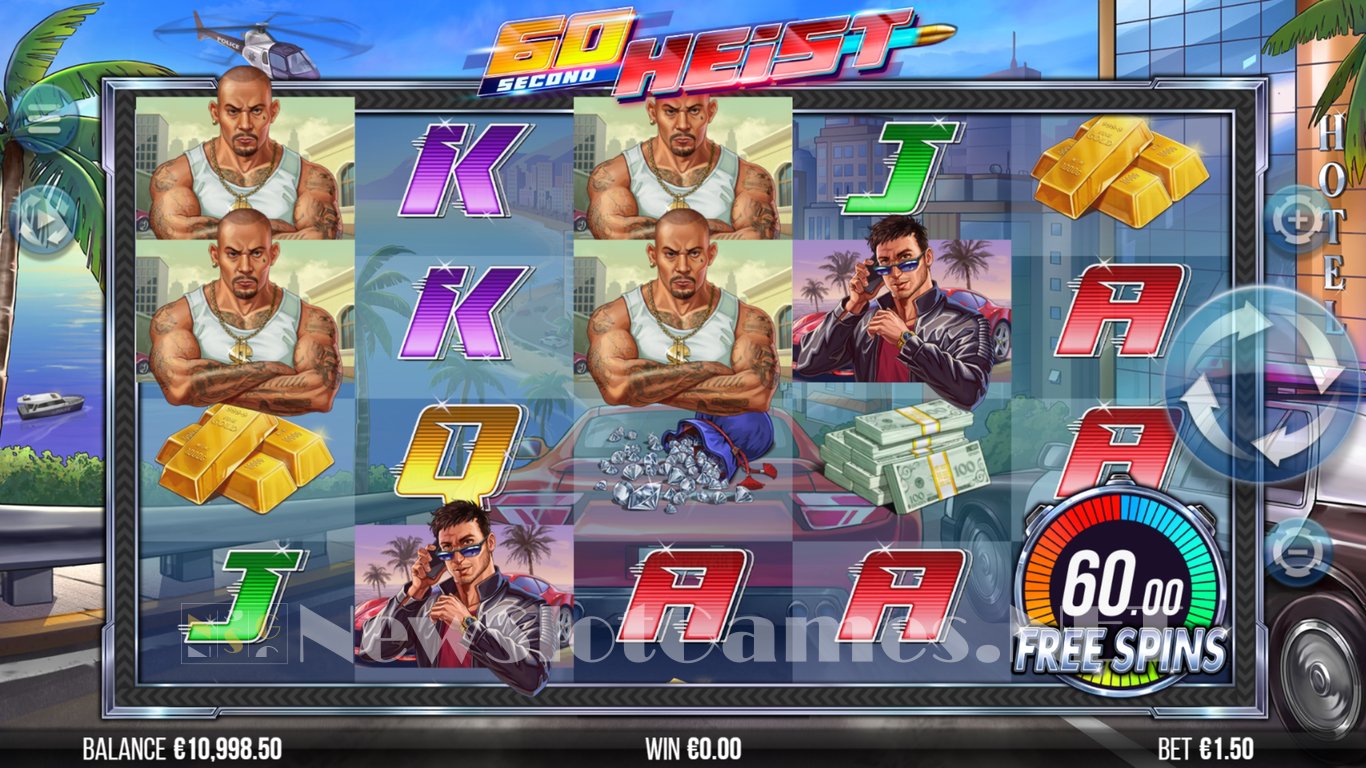 60 Second Heist Slot Slot Image in Demo - pic. 2