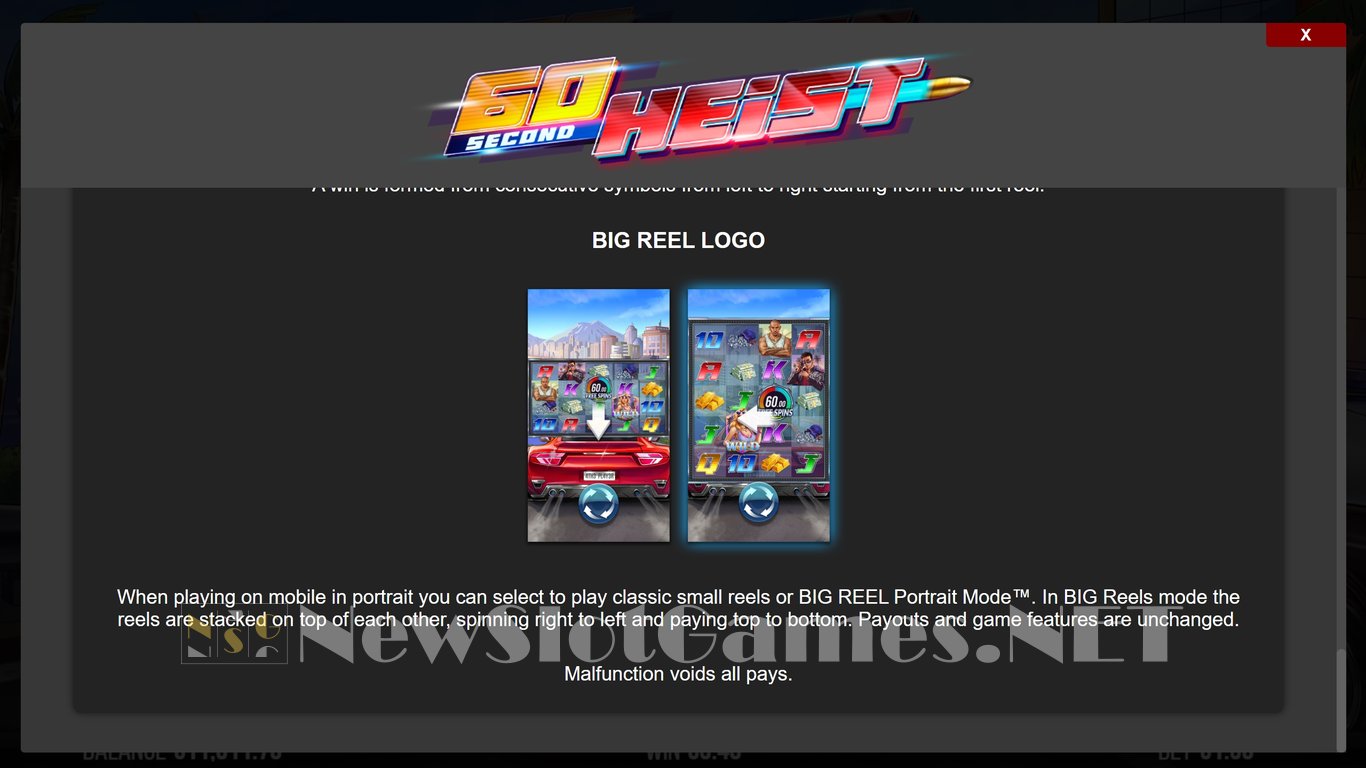 60 Second Heist Slot Slot Image in Demo - pic. 7