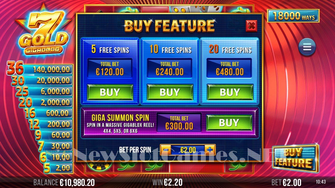 7 Gold Gigablox Slot Slot Image in Demo - pic. 13