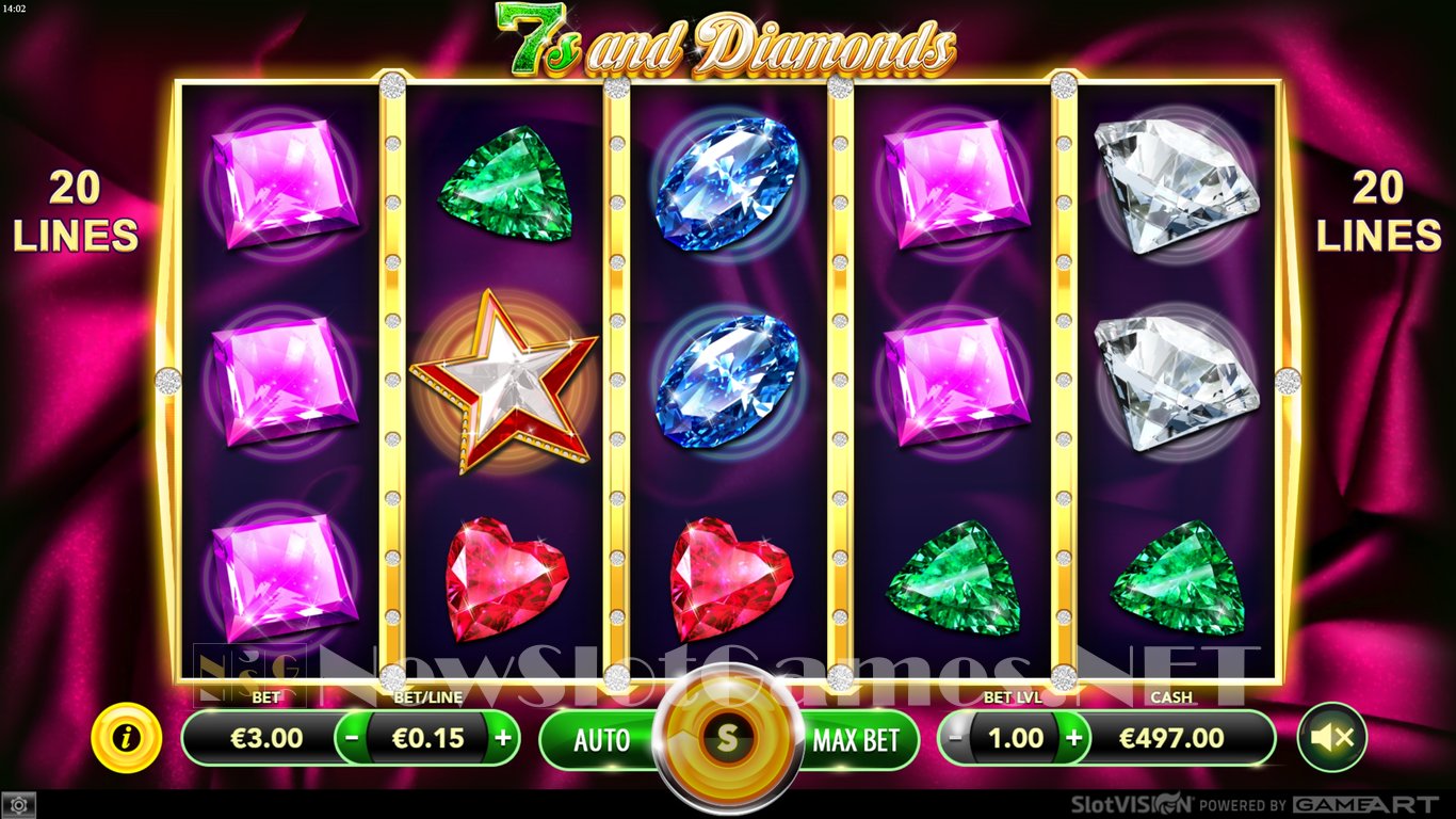 7s and Diamonds Slot Demo Image