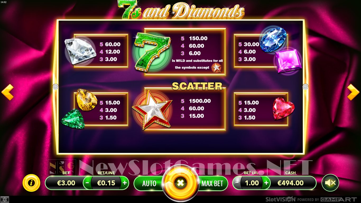 7s and Diamonds Slot Slot Image in Demo - pic. 3