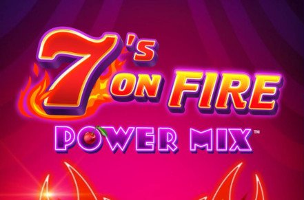 7s On Fire Power Mix Slot Logo