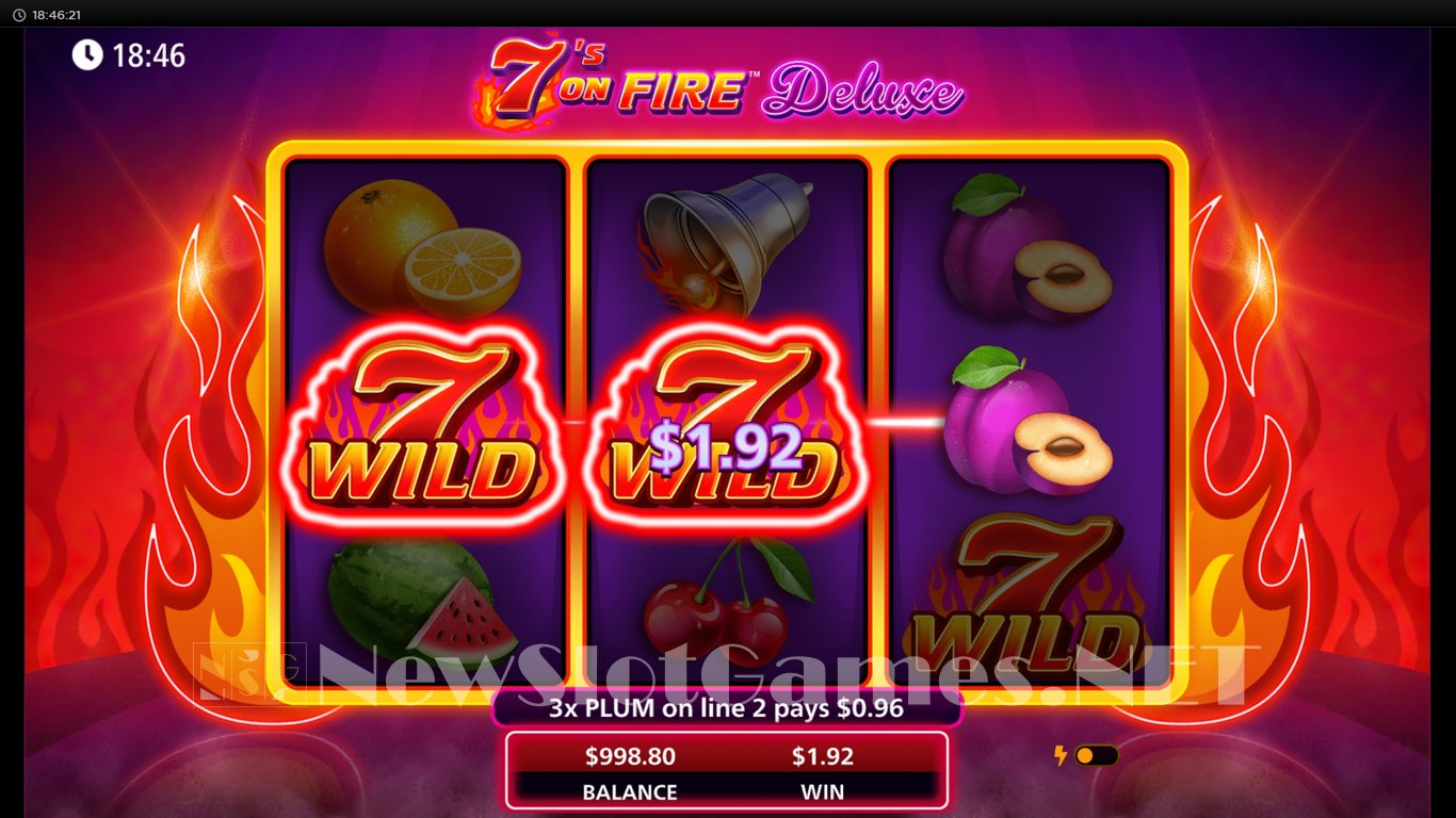 7s on Fire Deluxe Slot Slot Image in Demo - pic. 2