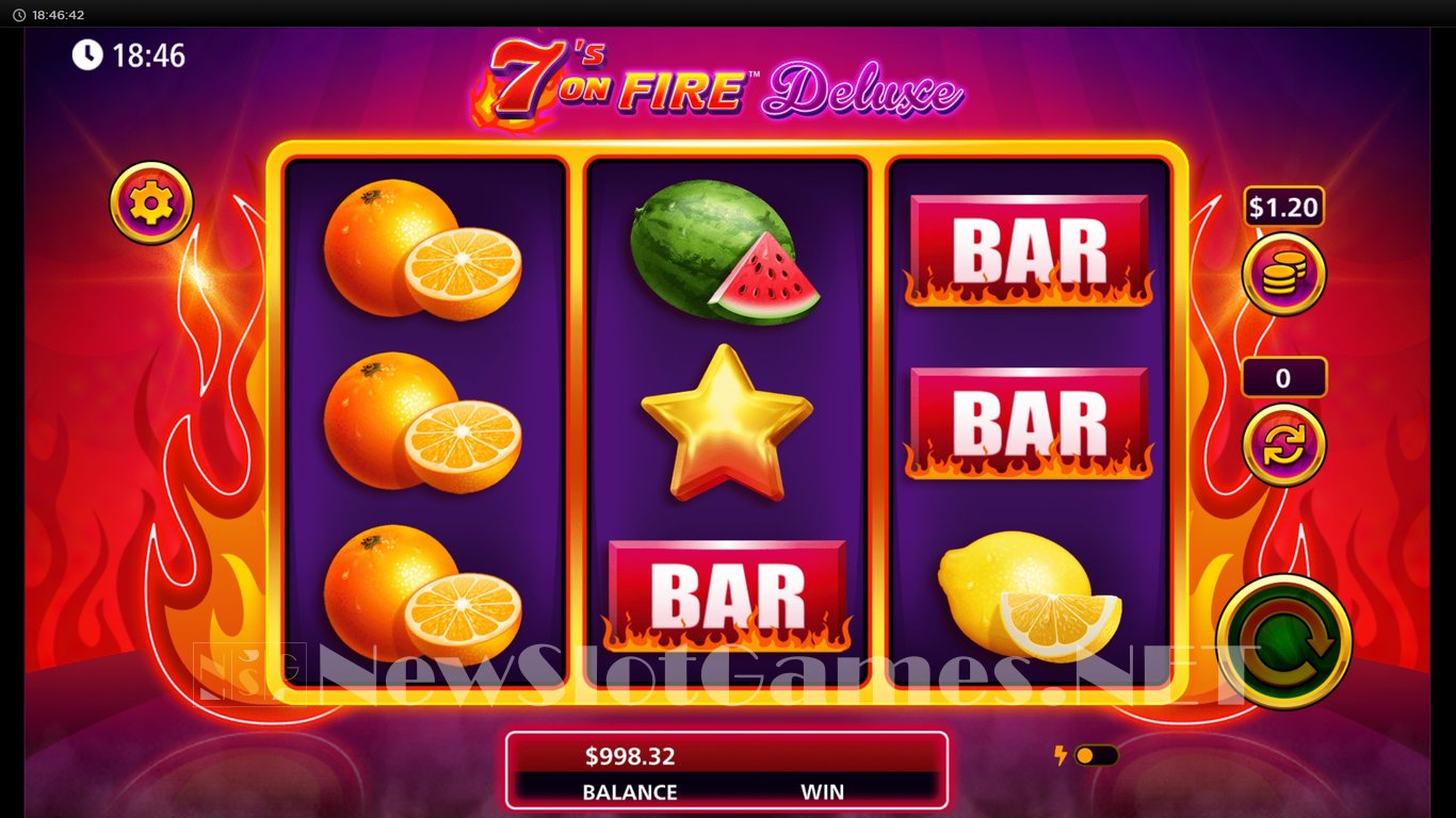 7s on Fire Deluxe Slot Slot Image in Demo - pic. 8