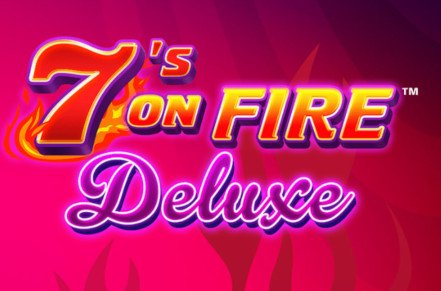 7s on Fire Deluxe Slot Logo