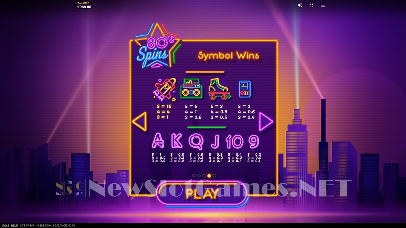 80s Spins Slot Slot Image in Demo - pic. 7