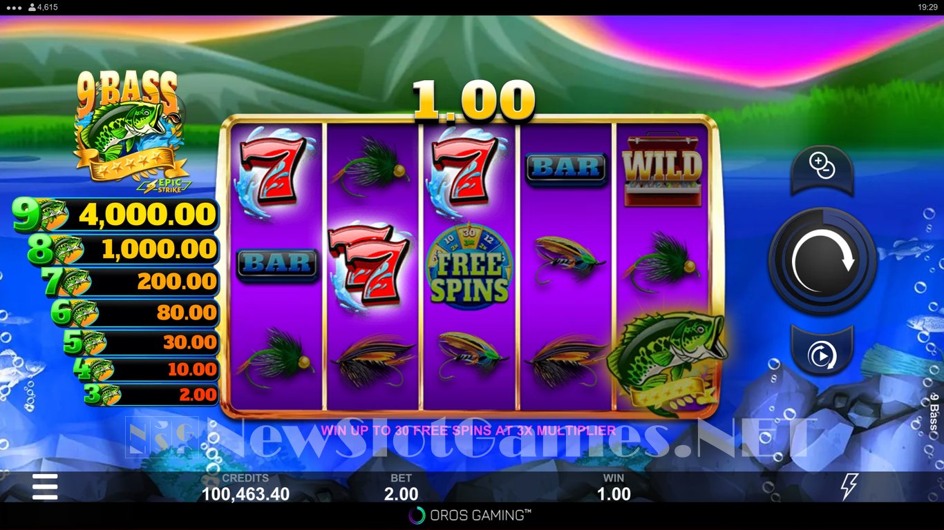 9 Bass Slot Slot Image in Demo - pic. 10
