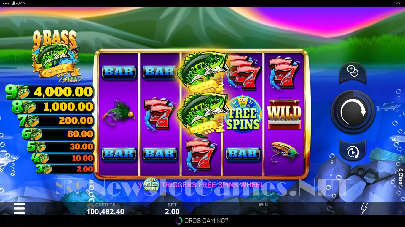 9 Bass Slot Slot Image in Demo - pic. 8