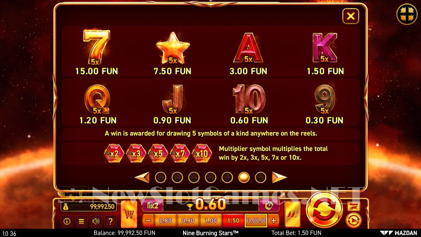 9 Burning Stars™ Slot Slot Image in Demo - pic. 11