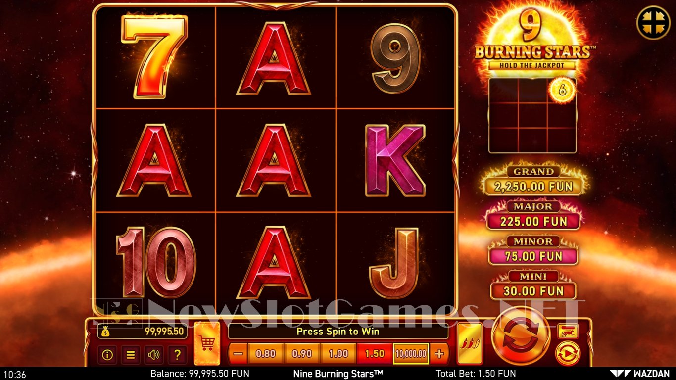 9 Burning Stars™ Slot Slot Image in Demo - pic. 4