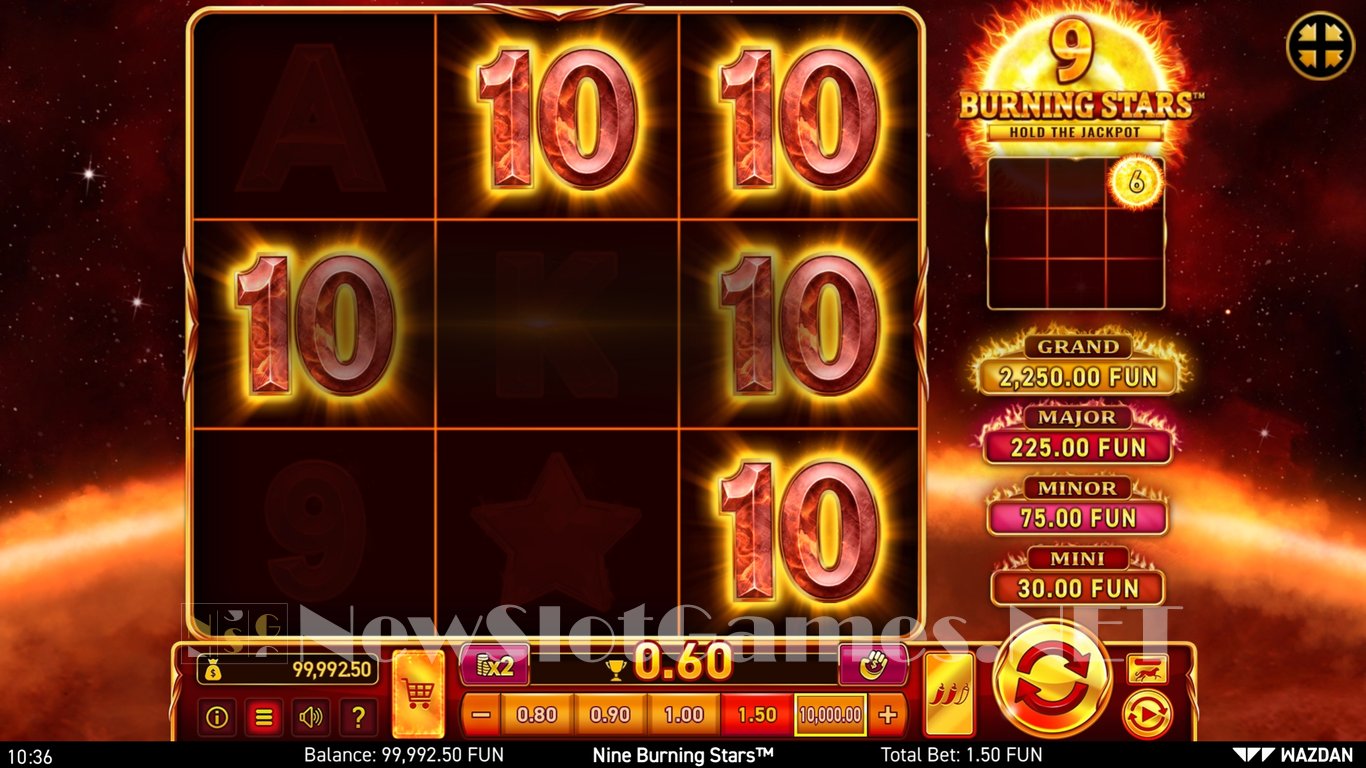 9 Burning Stars™ Slot Slot Image in Demo - pic. 5