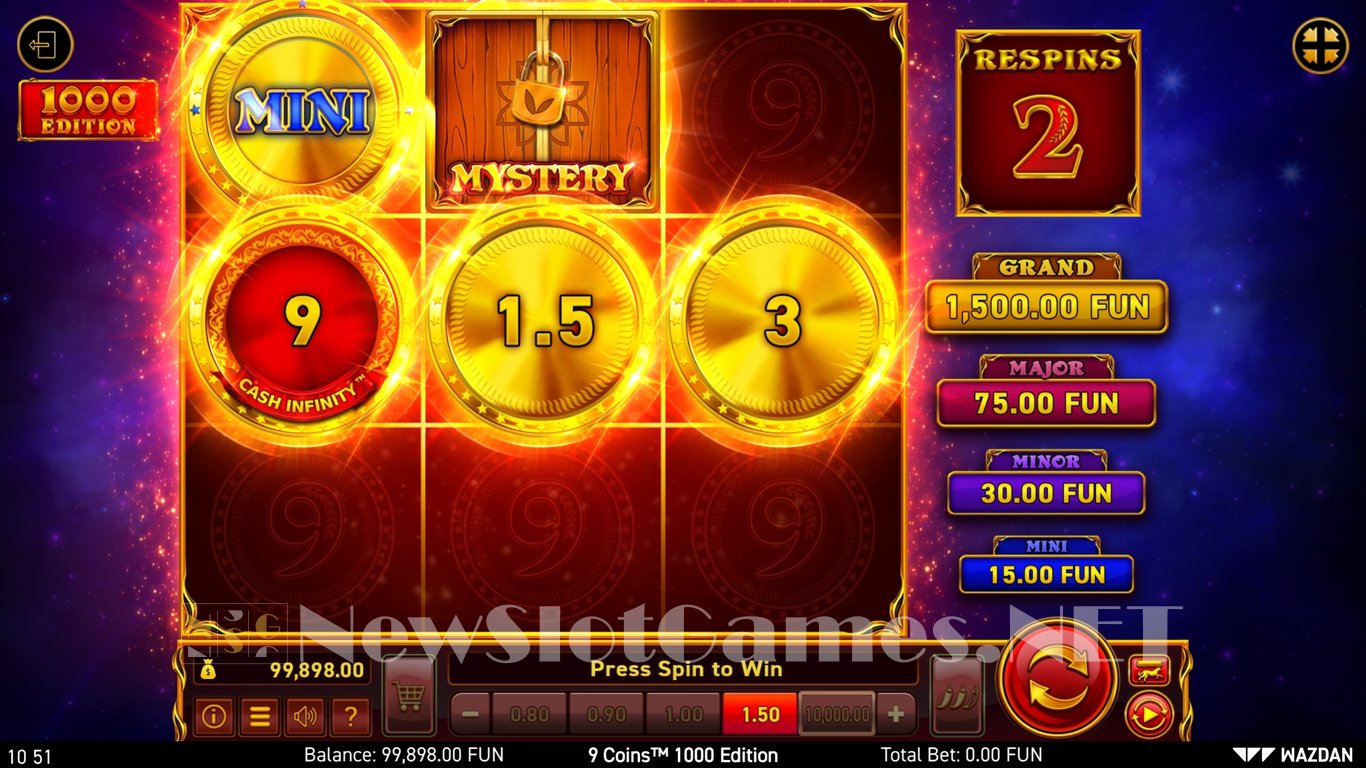 9 Coins™ 1000 Edition Slot Slot Image in Demo - pic. 12