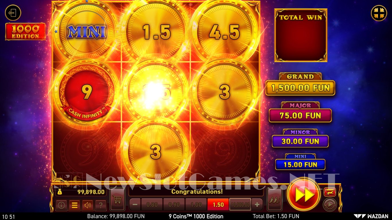 9 Coins™ 1000 Edition Slot Slot Image in Demo - pic. 13
