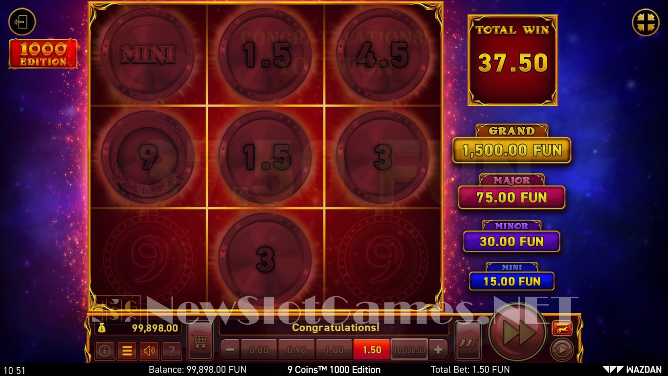 9 Coins™ 1000 Edition Slot Slot Image in Demo - pic. 14