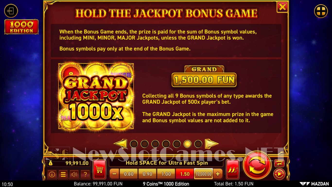 9 Coins™ 1000 Edition Slot Slot Image in Demo - pic. 9