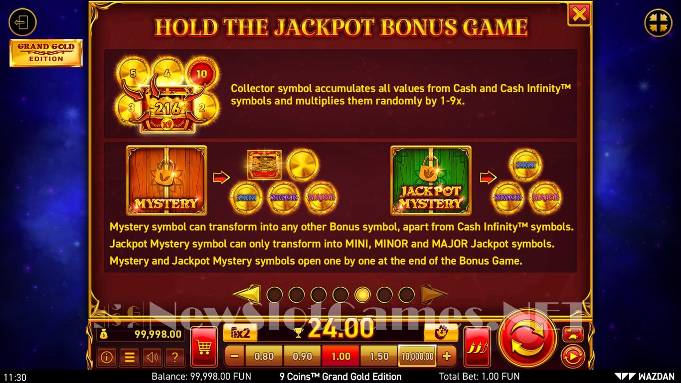 9 Coins™ Grand Gold Edition Slot Slot Image in Demo - pic. 12