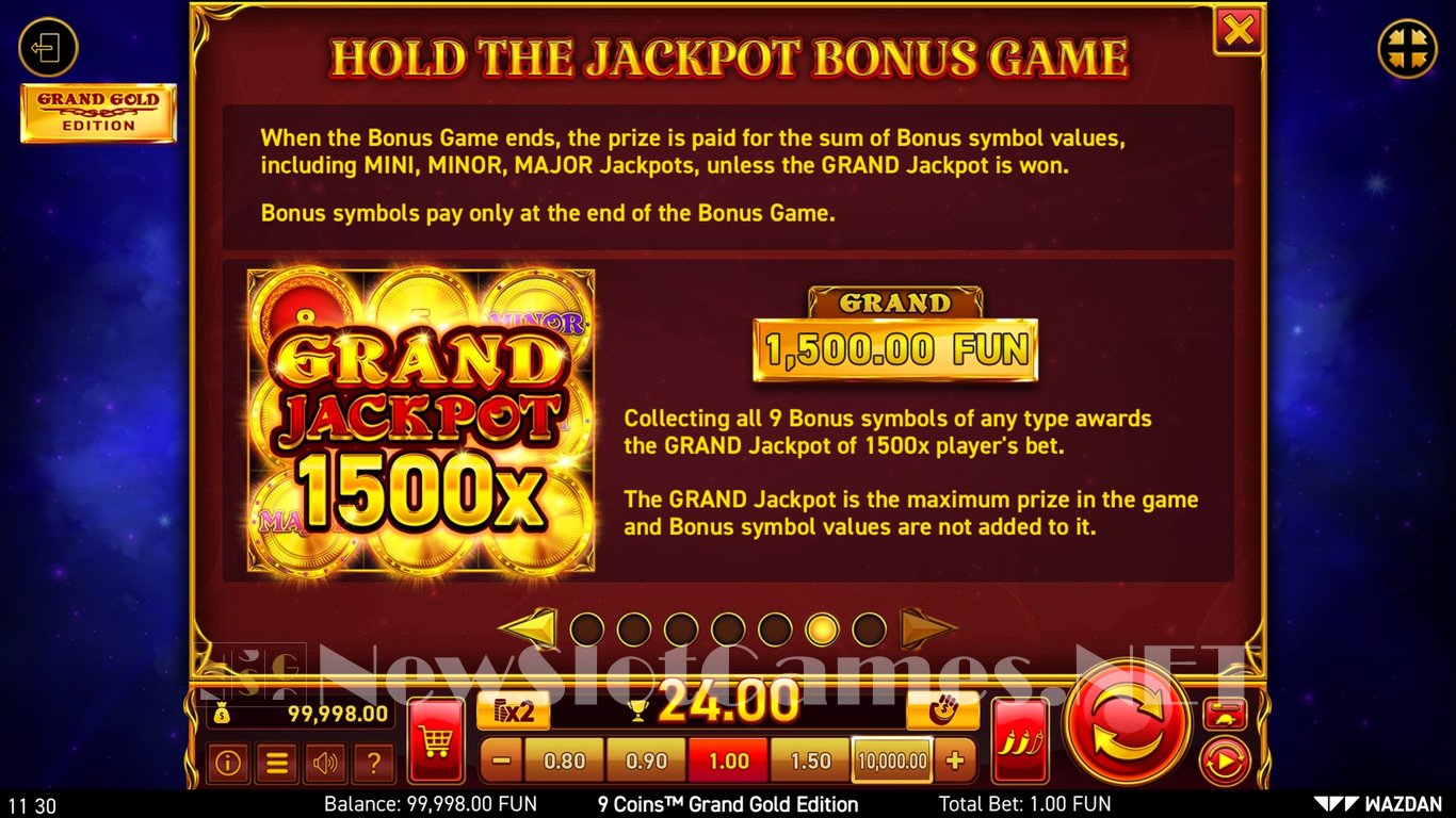 9 Coins™ Grand Gold Edition Slot Slot Image in Demo - pic. 13