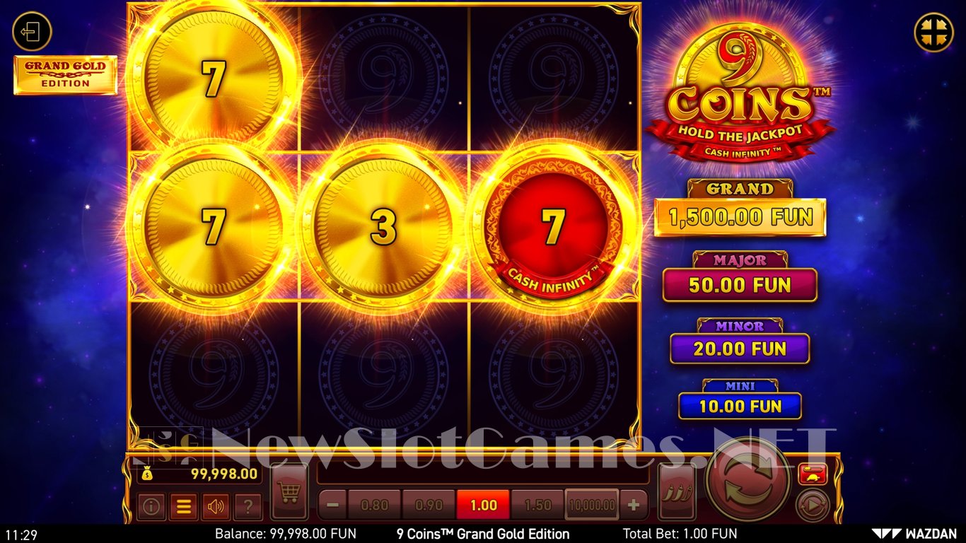 9 Coins™ Grand Gold Edition Slot Slot Image in Demo - pic. 3