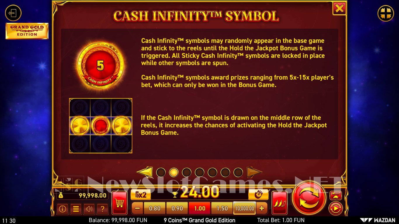 9 Coins™ Grand Gold Edition Slot Slot Image in Demo - pic. 9
