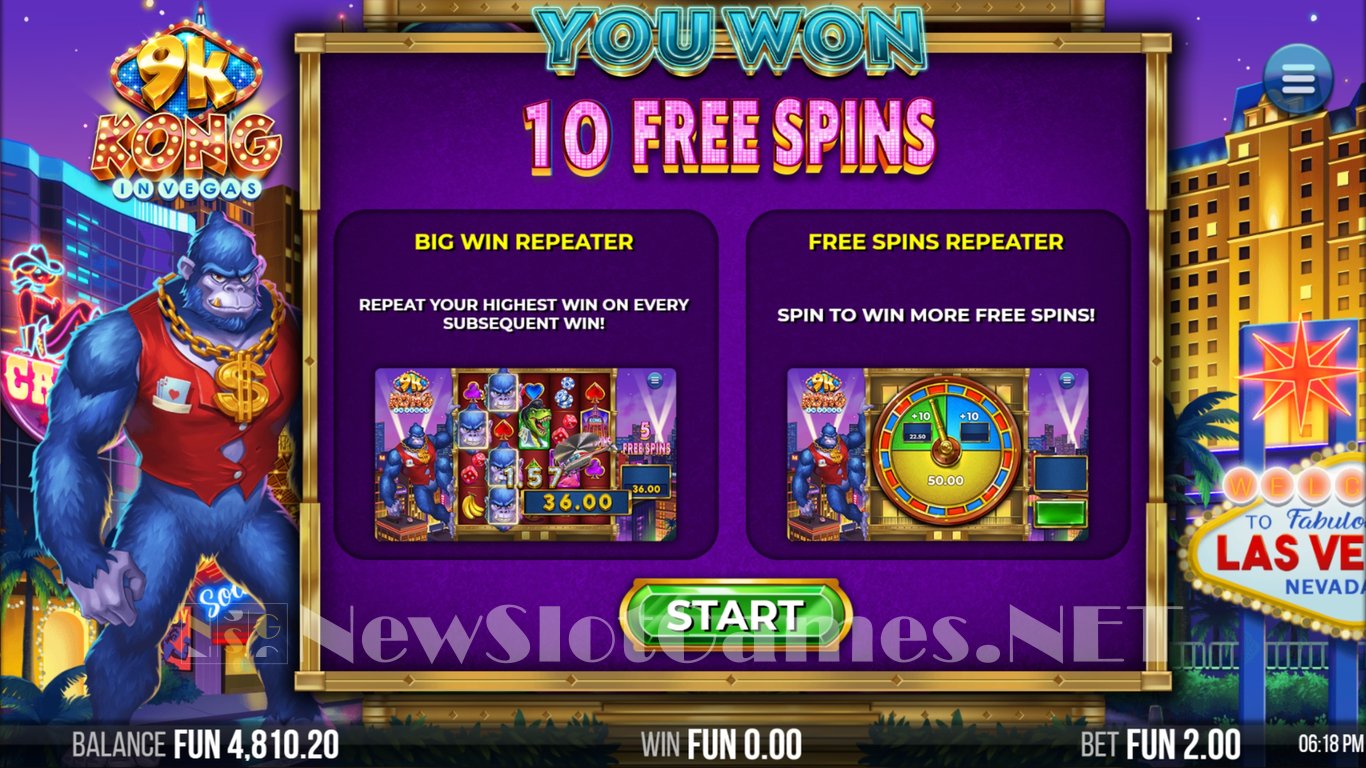 9k Kong in Vegas Slot Slot Image in Demo - pic. 12