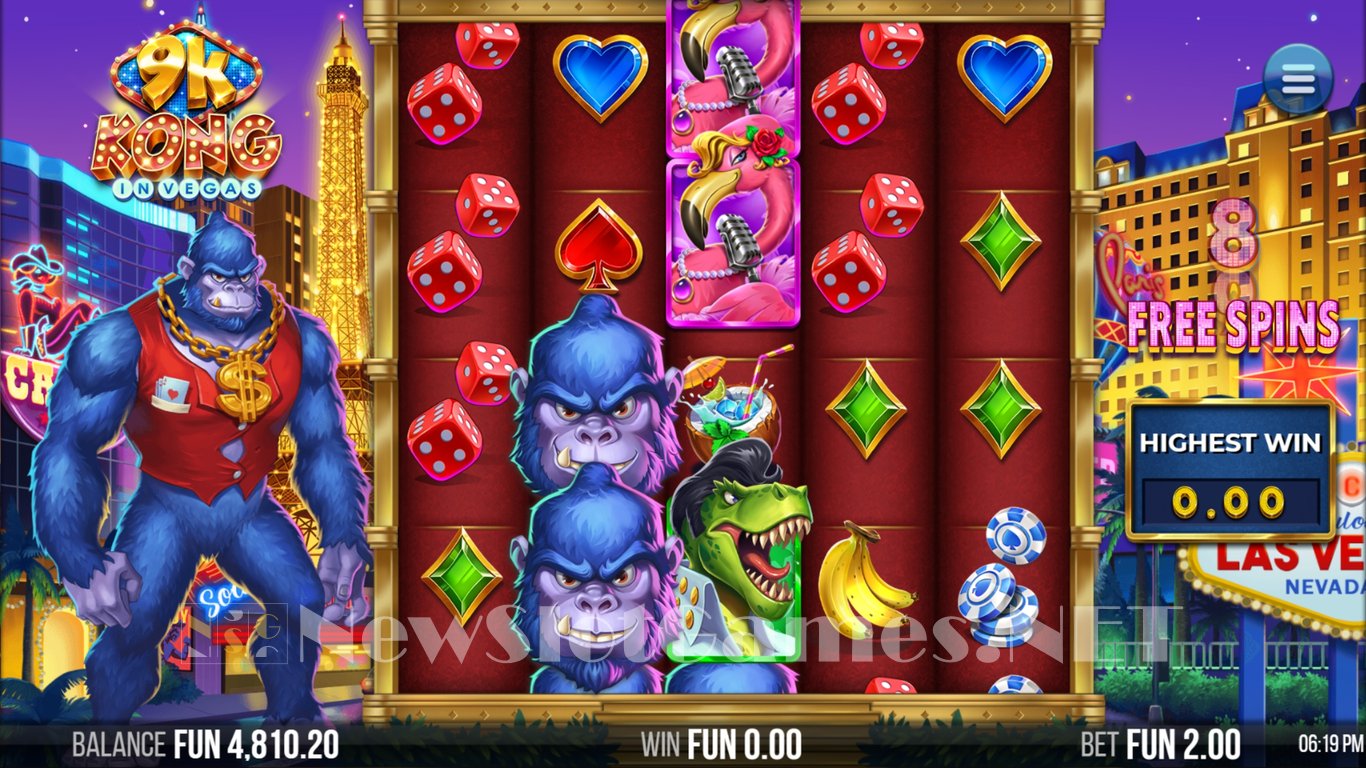 9k Kong in Vegas Slot Slot Image in Demo - pic. 13