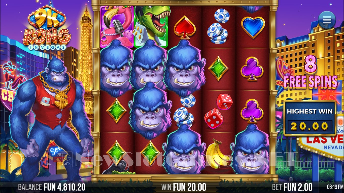 9k Kong in Vegas Slot Slot Image in Demo - pic. 14