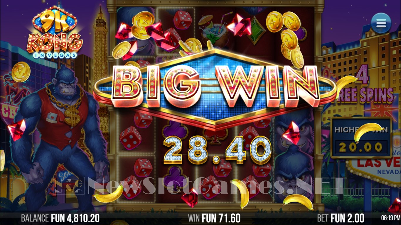 9k Kong in Vegas Slot Slot Image in Demo - pic. 15