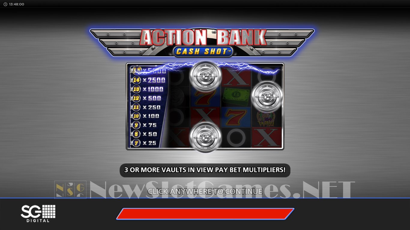 Action Bank Cash Shot Slot Demo Image