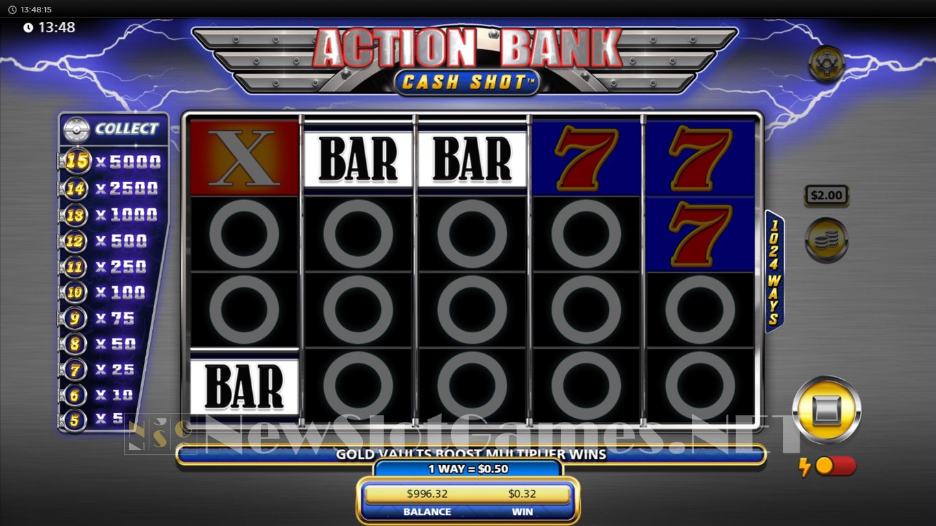 Action Bank Cash Shot Slot Slot Image in Demo - pic. 3