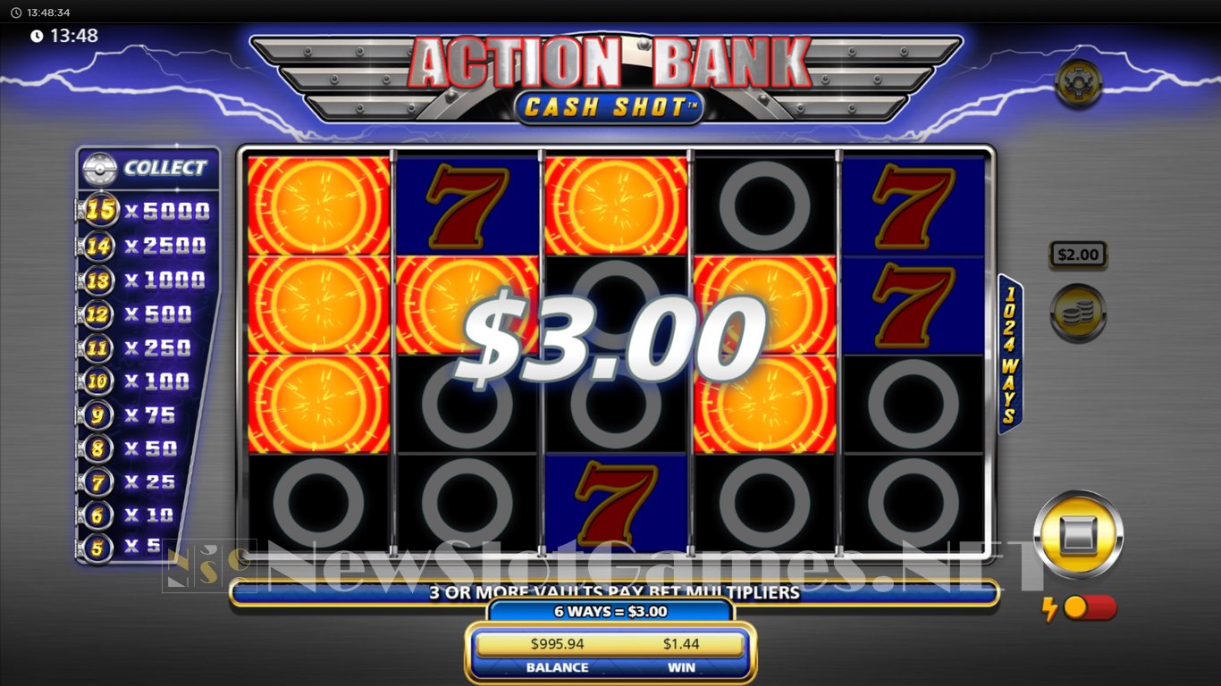 Action Bank Cash Shot Slot Slot Image in Demo - pic. 5