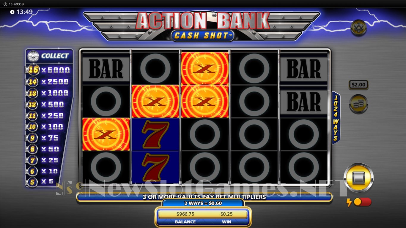 Action Bank Cash Shot Slot Slot Image in Demo - pic. 7