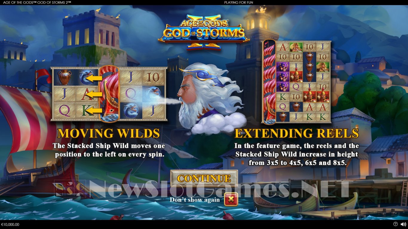 Age of the Gods God of Storms 2 Slot Demo Image