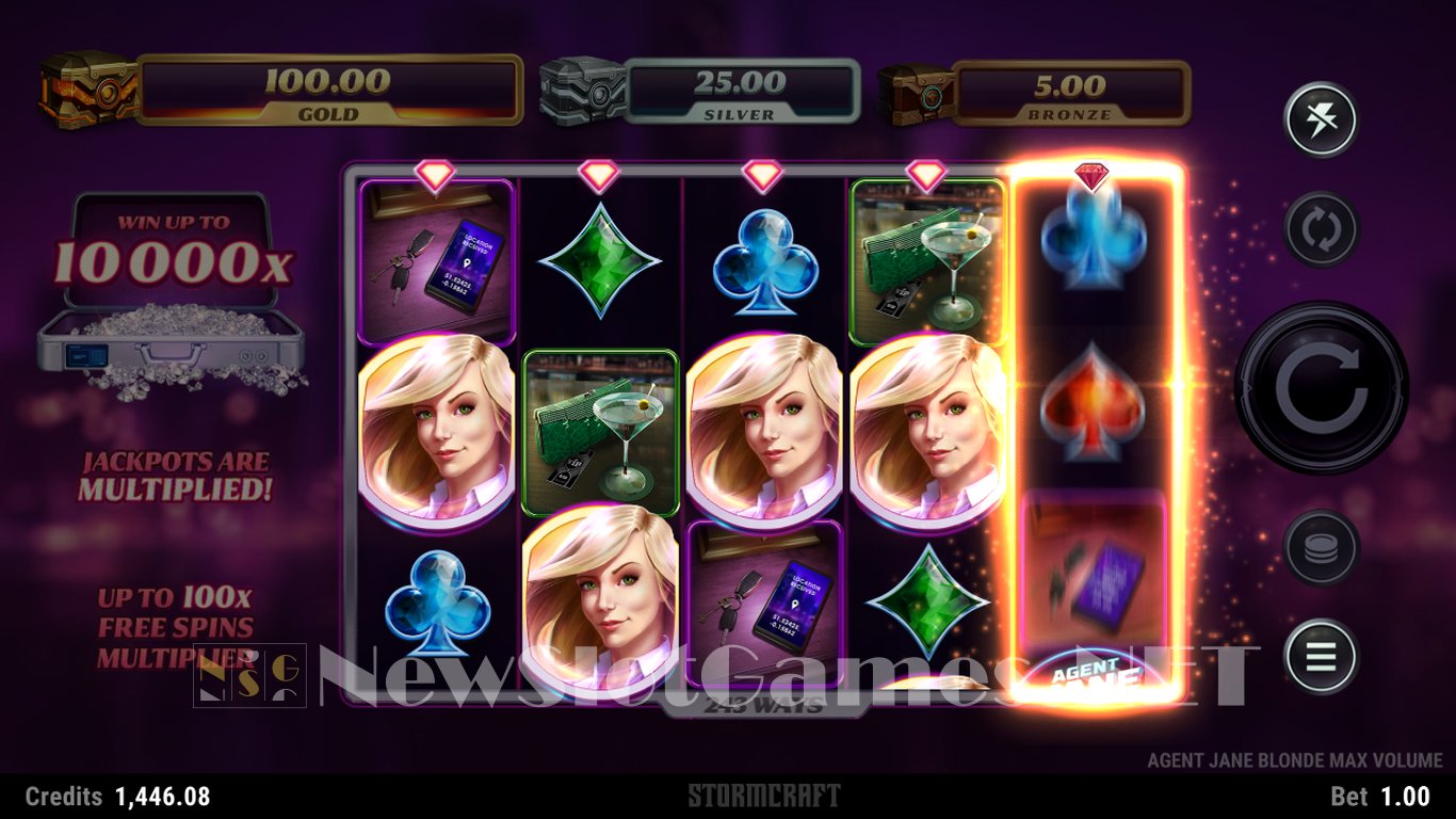 Agent Jane Blonde: Max Volume Slot Slot Image in Demo - pic. 4