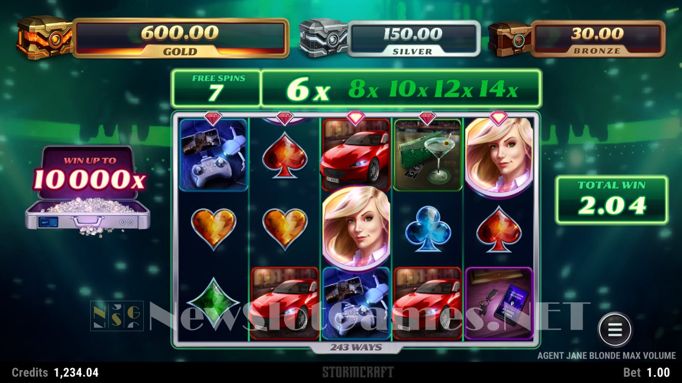 Agent Jane Blonde: Max Volume Slot Slot Image in Demo - pic. 6