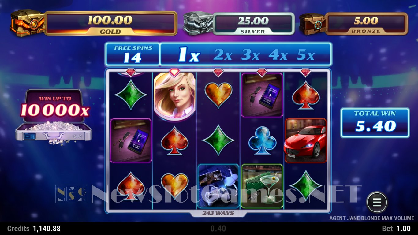 Agent Jane Blonde: Max Volume Slot Slot Image in Demo - pic. 8
