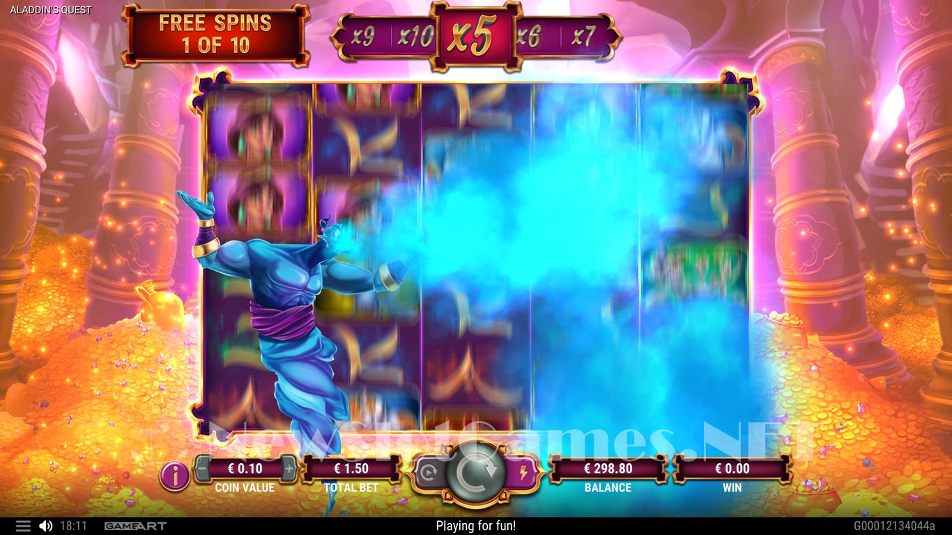 Aladdins Quest Slot Slot Image in Demo - pic. 10