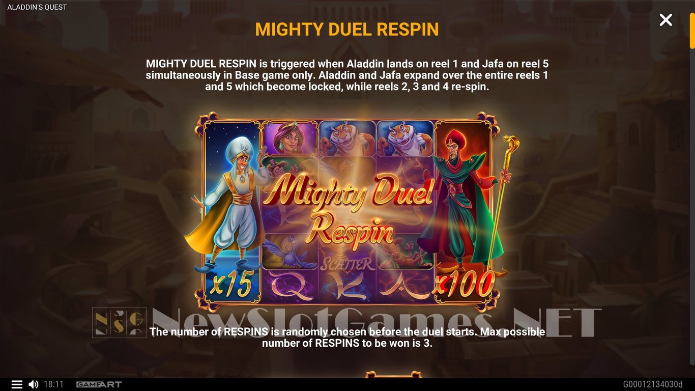 Aladdins Quest Slot Slot Image in Demo - pic. 3