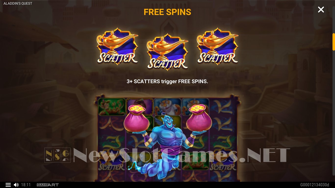 Aladdins Quest Slot Slot Image in Demo - pic. 5