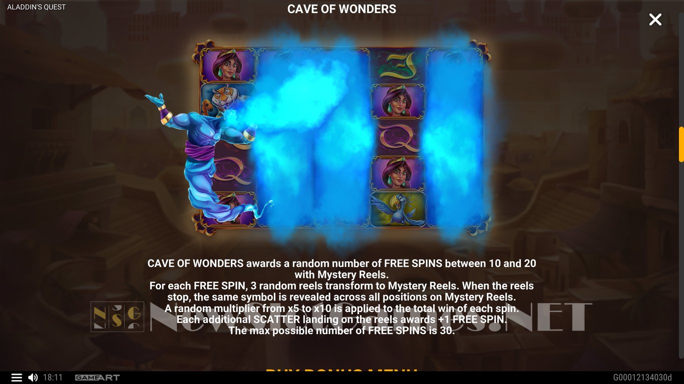 Aladdins Quest Slot Slot Image in Demo - pic. 7