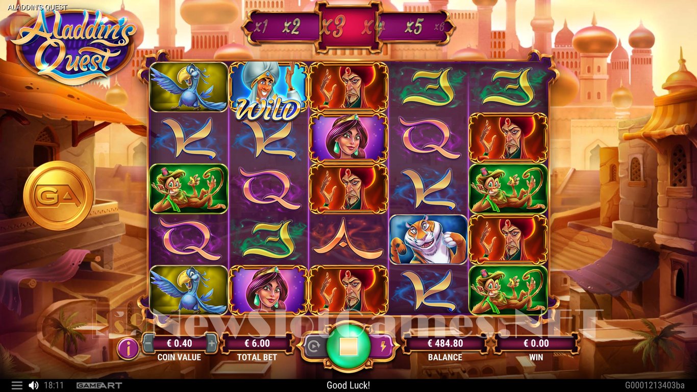 Aladdins Quest Slot Slot Image in Demo - pic. 8
