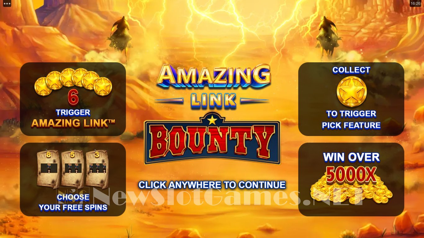 Amazing Link Bounty Slot Demo Image