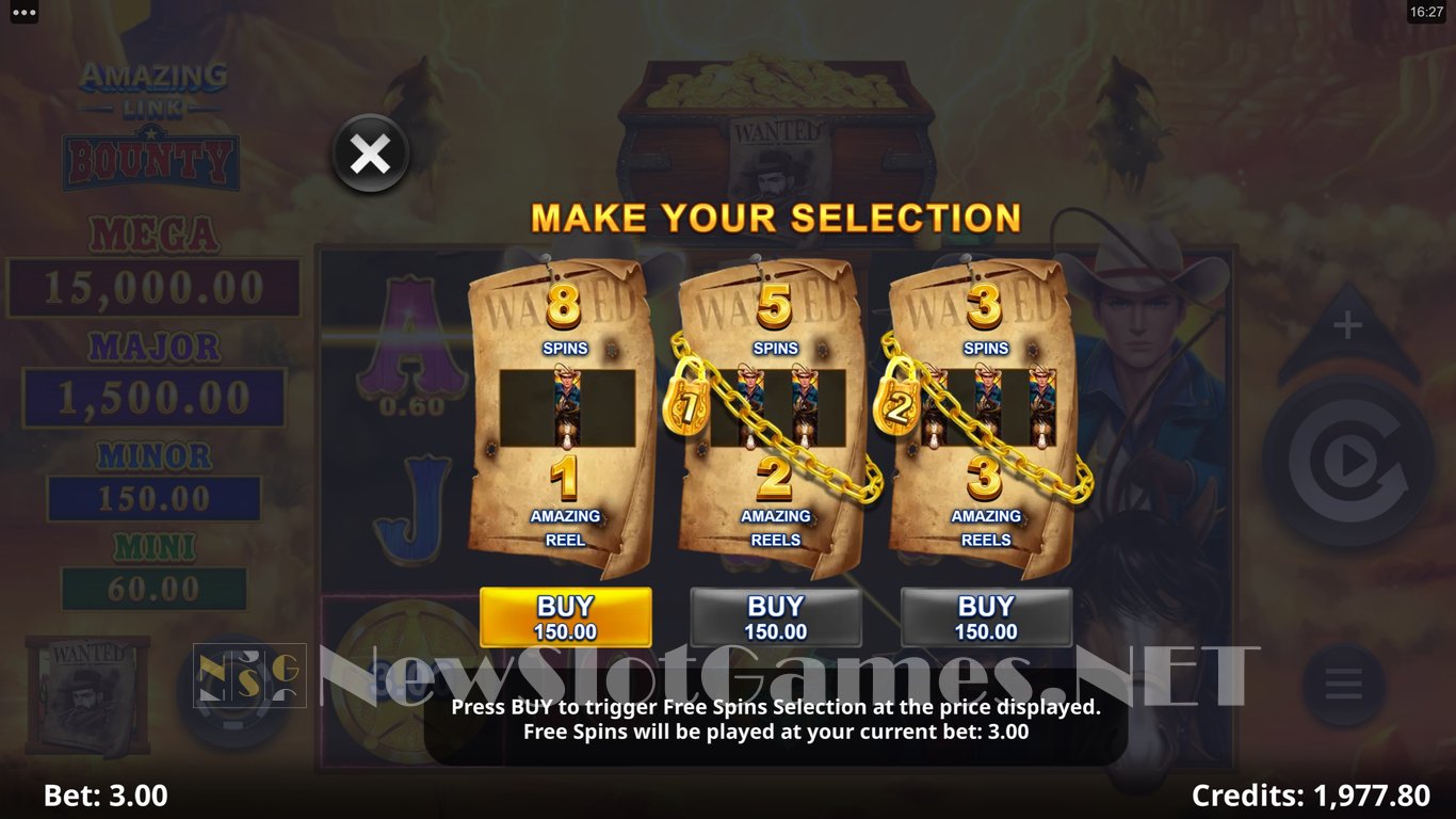 Amazing Link Bounty Slot Slot Image in Demo - pic. 15