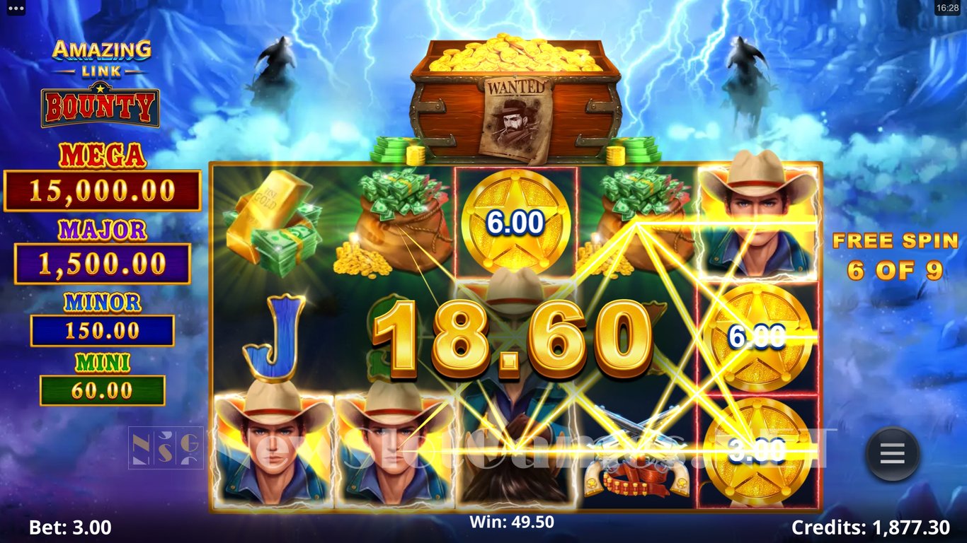 Amazing Link Bounty Slot Slot Image in Demo - pic. 16