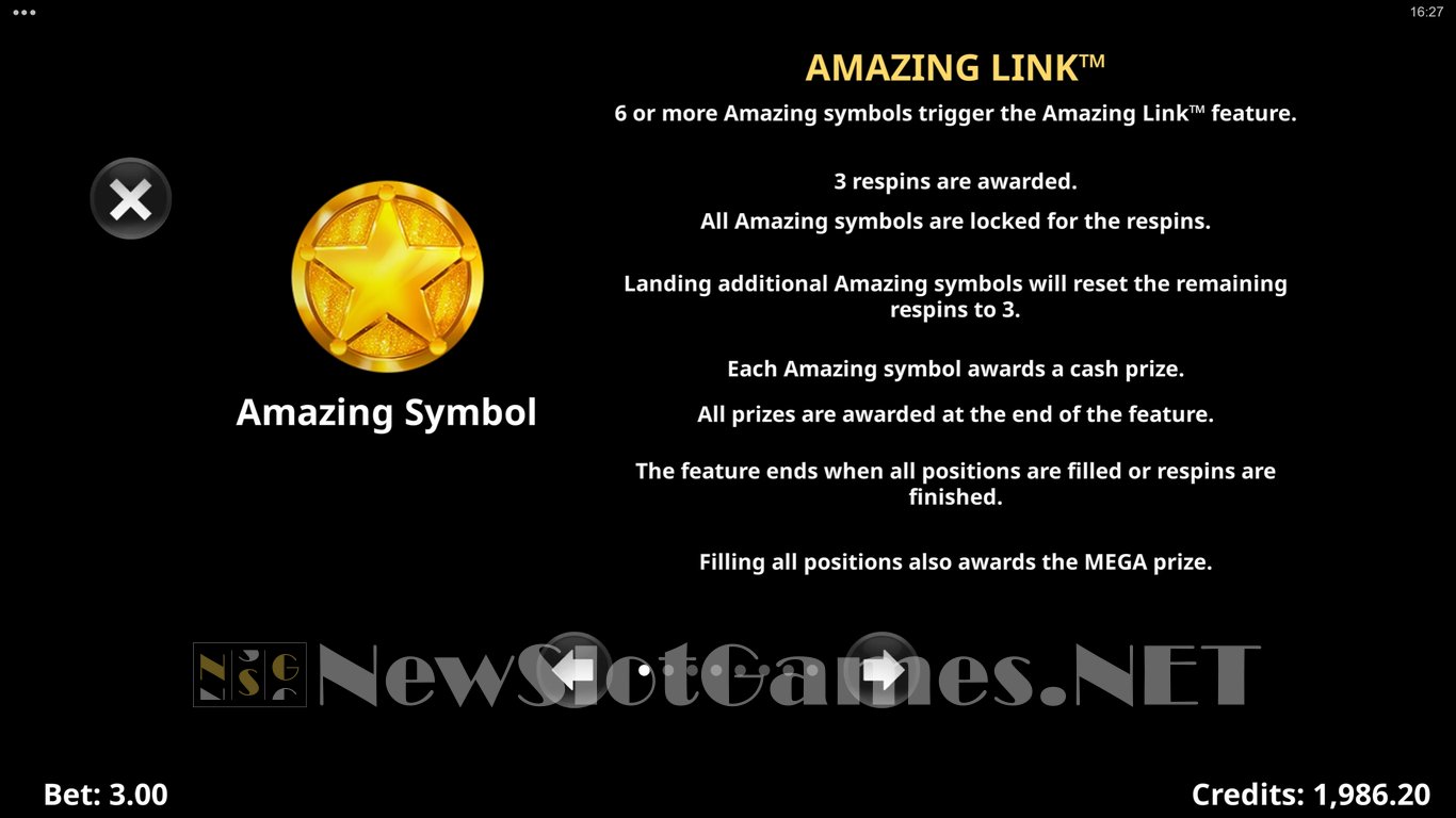 Amazing Link Bounty Slot Slot Image in Demo - pic. 5